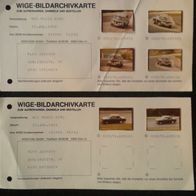 2x WIGE-Bildarchivkarte von 1980 MSC Neuss Ring