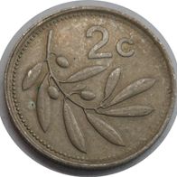 Malta 2 Cents 1991 ## D3-12A