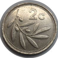 Malta 2 Cents 1995 ## D3-12A