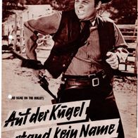 Filmprogramm IFB Nr. 4938 Auf der Kugel stand kein Name Audie Murphy 4 Seiten