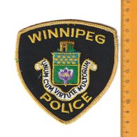 Schönes Ärmelabzeichen / Patch Polizei - Winnipeg Police / Kanada