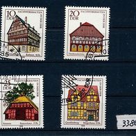 3386 - DDR Briefmarken Michel Nr 2294 -2297 gestempelt Jahrg.1978