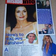 Coronation Street Clippings Article Full Page UK Alison King Emmerdale Bericht