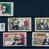 3390 - DDR Briefmarken Michel Nr 2783 - 2787 gestempelt Jahrg.1983