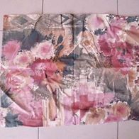 Kissenbezug Bezug für Sofakissen bunte Blumen ca. 56 cm x 43 cm
