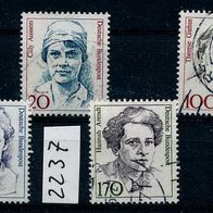 2237 - BRD Briefmarken Michel Nr 1359,1365,1390,1366,1391,1392 gestemp Jahrgang 1988