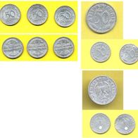 Münzen Deutsches Reich 50 Pfennig 1920 -22 A 50 Reichspfennig 1935 A, 1940 A