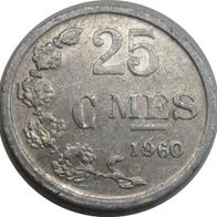 Luxemburg 25 Centimes 1960 ## N2