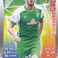 Werder Bremen Topps Match Attax Trading Card 2015 Alejandro Galvez Nr.42