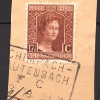 Luxemburg gestempelt Michel 95 auf Briefstück