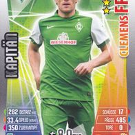 Werder Bremen Topps Match Attax Trading Card 2015 Clemens Fritz Nr.45 Routinier