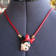 NEU: Halskette Disney "Minnie Mouse" Mädchen Kette 28 cm Minnie Maus Modeschmuck