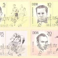 DDR Briefmarken berühmte Sportler (417)