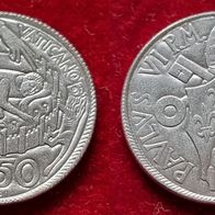 15475(2) 50 Lire (Vatikan) 1975 in UNC ................. von * * * Berlin-coins * * *