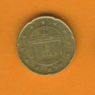 Deutschland 20 Cent 2002 D