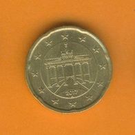 Deutschland 20 Cent 2017 A