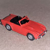 Wiking 1:87 Triumph TR 4 Roadster rot Sondermodell PMS Münster Classics II (2010)