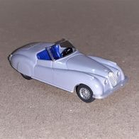 Wiking 1:87 Jaguar XK 120 Roadster silbergrau Sondermodell aus Set 0990 71 (2010)