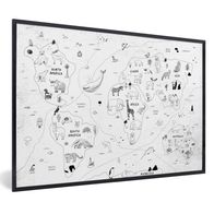 ArtboxONE Poster 30x20 Cm - Schwarz-Weiß Portrait Kunstdruck Für Die Wand