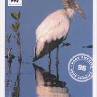 Mit 180 Sticker um die Welt. WWF Sticker Nr.96 Nord Amerika