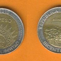 Argentinien 1 Peso 2010 Aconcagua
