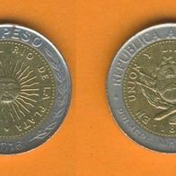 Argentinien 1 Peso 2016