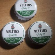 Kronkorken 3 x verschiedene Veltins Gewinnchancen