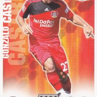 Bayer Leverkusen Topps Match Attax Trading Card 2008 Gonzalo Castro Nr.218