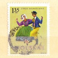 Polnische Briefmarken Volkstänzer (441)
