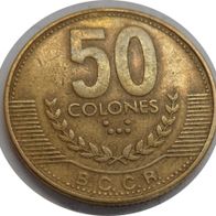 Costa Rica 50 Colones 1999 ## E2