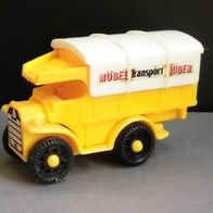 Ü-Ei Auto 1989 - Oldtimer - Möbeltransportwagen - alle 4 Aufkleber - Dach weiß