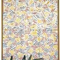 Jasper Johns - orig. sign. Kunst-AK (3082)