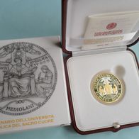 Vatikan 2021 10 Euro PP Silber Gold Sonderausgabe Gedenkm. vergoldet Hl. Herzen