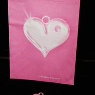 BARBIE - Zeitschriften Beileger - Schmuck - Herz Anhänger mit Glitzerstein