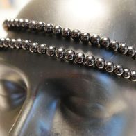 Haar Schmuck - Klassische Perlen Haar Kette Band - schwarz Umfang ca 50 cm