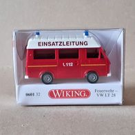 Wiking 1:87 VW LT 28 rot-weiß "Feuerwehr 112 Einsatzleitung" in OVP 0601 32 (2019)