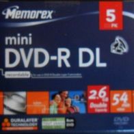 5er Pack Memorex Mini DVD-R DL