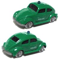 VW Käfer 1300 ´67, grün, Polizei, Ep4, Wiking