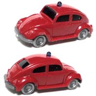 VW Käfer 1300 ´67, rot, Feuerwehr, ELW, Ep4, Wiking
