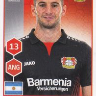 Bayer Leverkusen Topps Sammelbild 2017 Lucas Alario Bildnummer 181