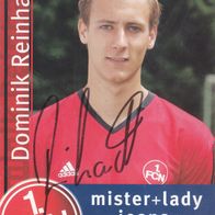 1. FC Nürnberg Autogrammkarte 2004 Dominik Reinhardt