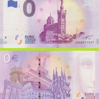 0 Euro Schein Notre-Dame-de-la-Garde UEAA 2019-4 selten Nr 14508