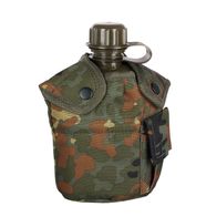 Mil-Tec Feldflasche 1 L Kunststoff flecktarn Armee Outdoor Airsoft Softair