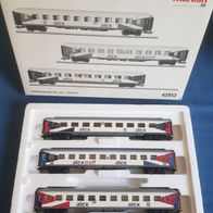 Märklin 42953 - Schnellzugwagen-Set "alex" in HO - gebraucht mit OVP