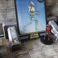 Star Wars Miniatures, Clone Strike, #28 Battle Droid (mit Karte)