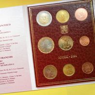 Vatikan 2021 Sonder - Kursmünzsatz mit 5 € Sondermünze Papst Leo X.
