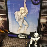 Star Wars Miniatures, Champions of the Force, #50 Sandtrooper, WotC, SW (mit Karte)