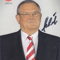 1. FC Nürnberg Autogrammkarte 2009 Franz Schäfer Präsident