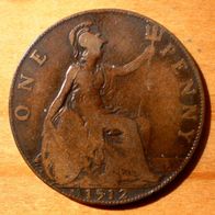 One Penny 1912 Großbritannien