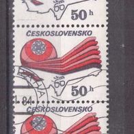 Tschechoslowakei Michel Nr. 2727 gestempelt (2) Fünferstreifen